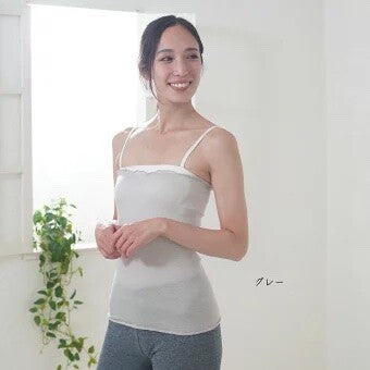 再入荷!! 内側シルク ロングはらまき 腹巻き フリーサイズ【日本製】グレー 送料無料